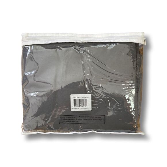 Bare Home Microfiber Duvet Cover & Sham Set Twin/Twin XL - Picture 7 of 7